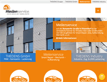 Tablet Screenshot of meilenservice.de
